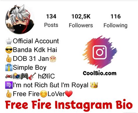 free fire instagram|More.